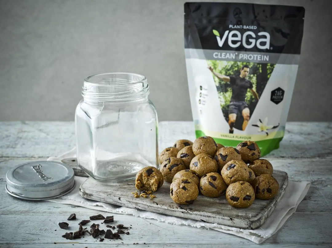 Vegan Cookie Dough Energy Balls Recipe by Veggie Vision | Veggie Vision