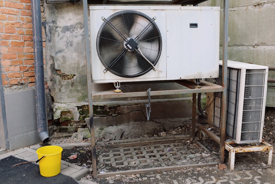 dusty air conditioner condenser coil - ac repair herriman