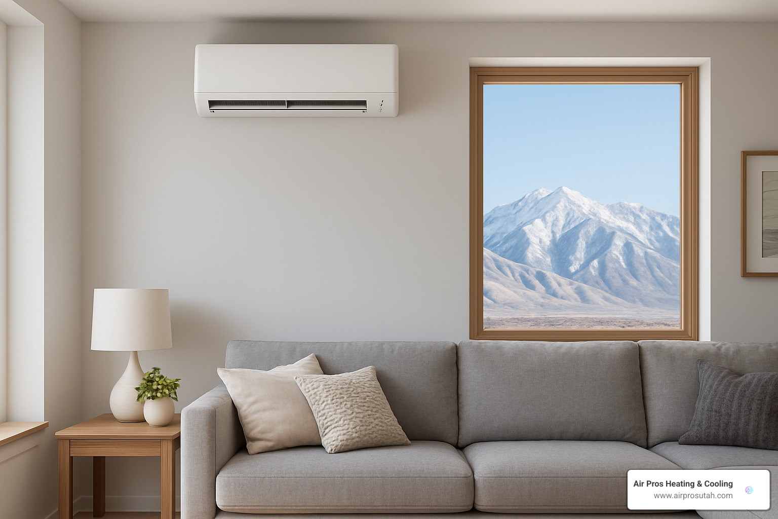 Ductless mini split air conditioning unit installed in Salt Lake City home - ac repair salt lake city