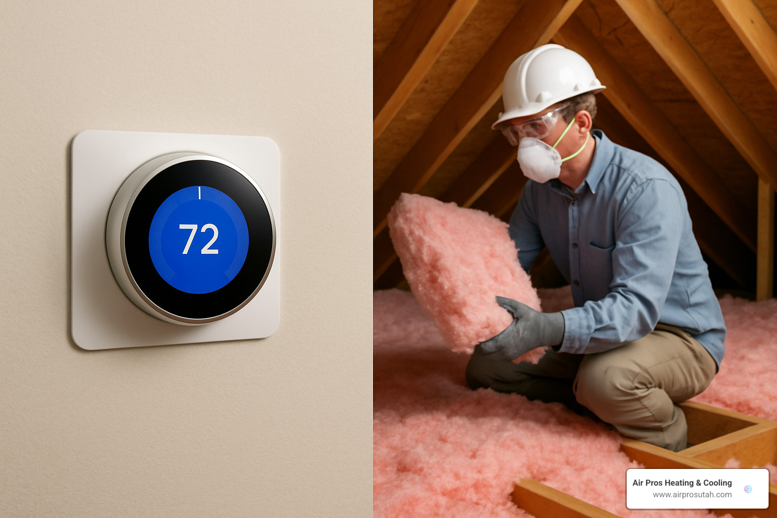home insulation and smart thermostat installation - year round comfort solutions