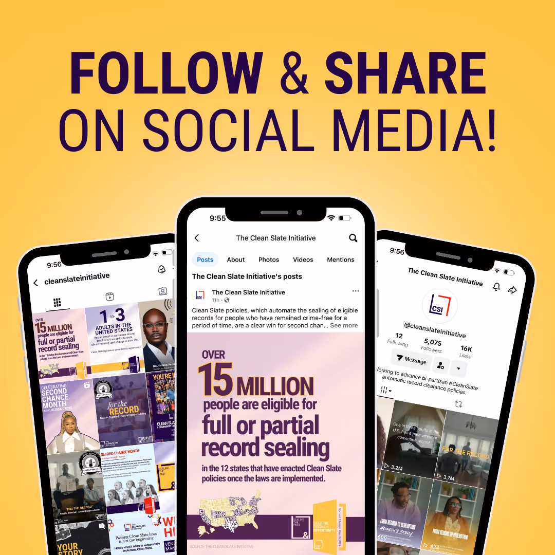 Follow & share on social media!