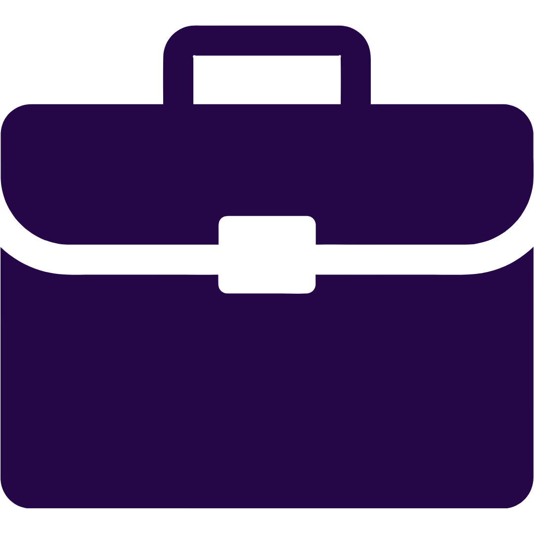 jobs icon in dark violet