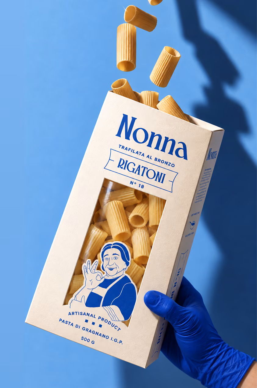 Packaging conçu pour une marque alimentaire