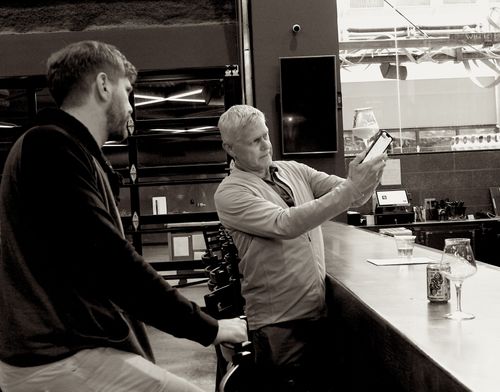 Three bottles of Motorhead Whiskey