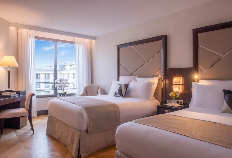 Refined space of a Prestige Double Room, ideal for an upscale stay in Paris.
