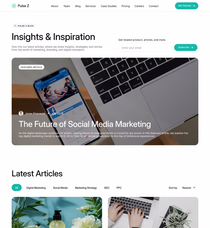 Blog Page V2