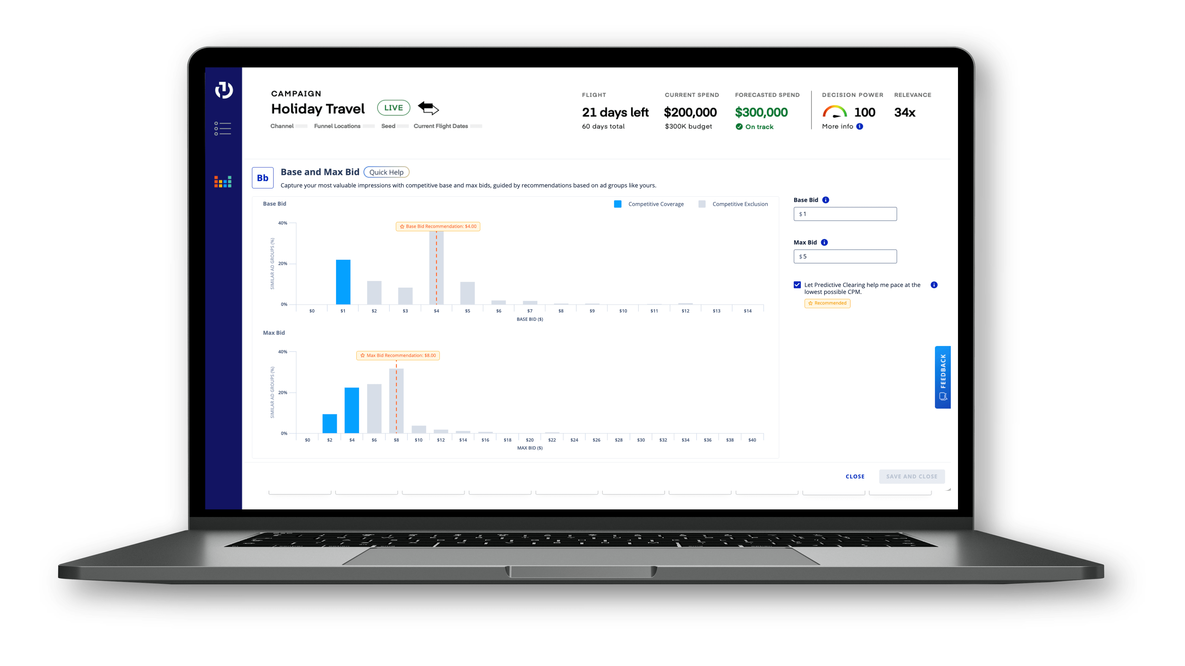 PrograMetrix uses advanced bid factoring on key dimensions like geography, audiences, device type, recency, time of day, day of week, reach and frequency to maximize programmatic campaign performance for its clients.