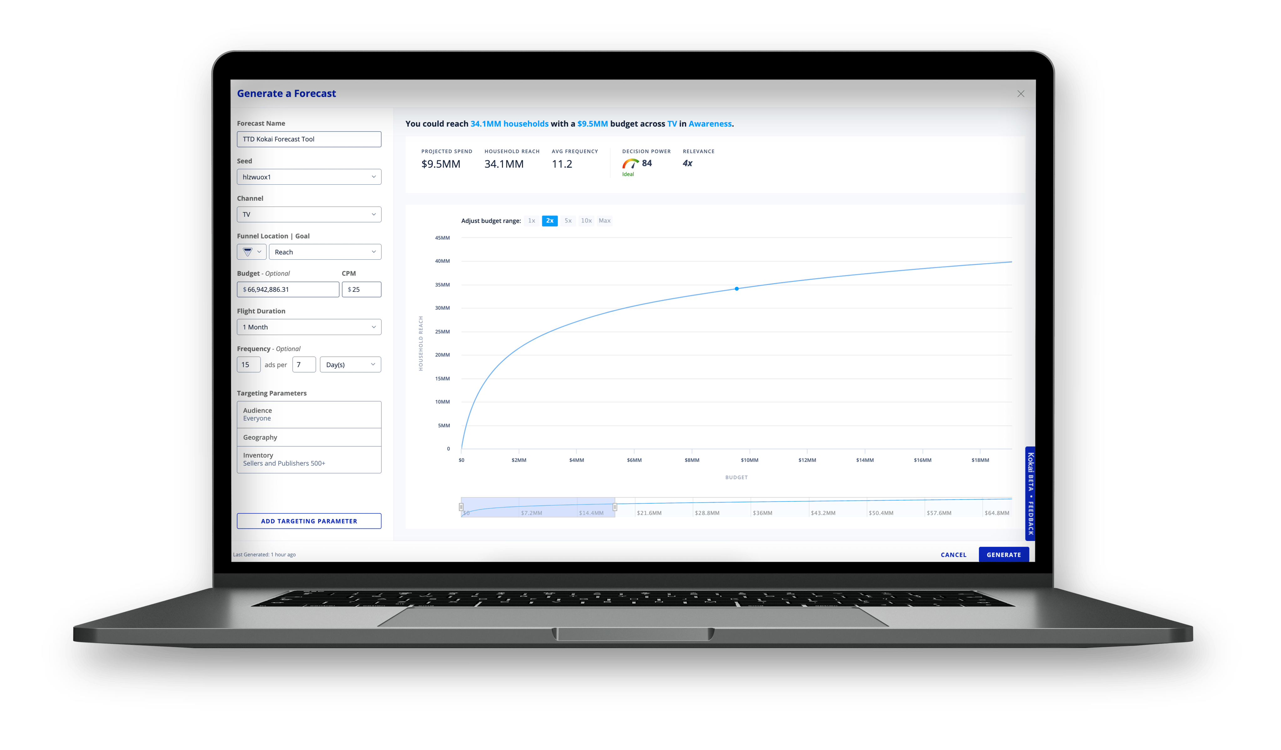 PrograMetrix leverages advanced total addressable market forecasting tools to help its clients forecast media spend, household reach and average frequency across omnichannel advertising environments.