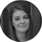 Headshot of women with long hair