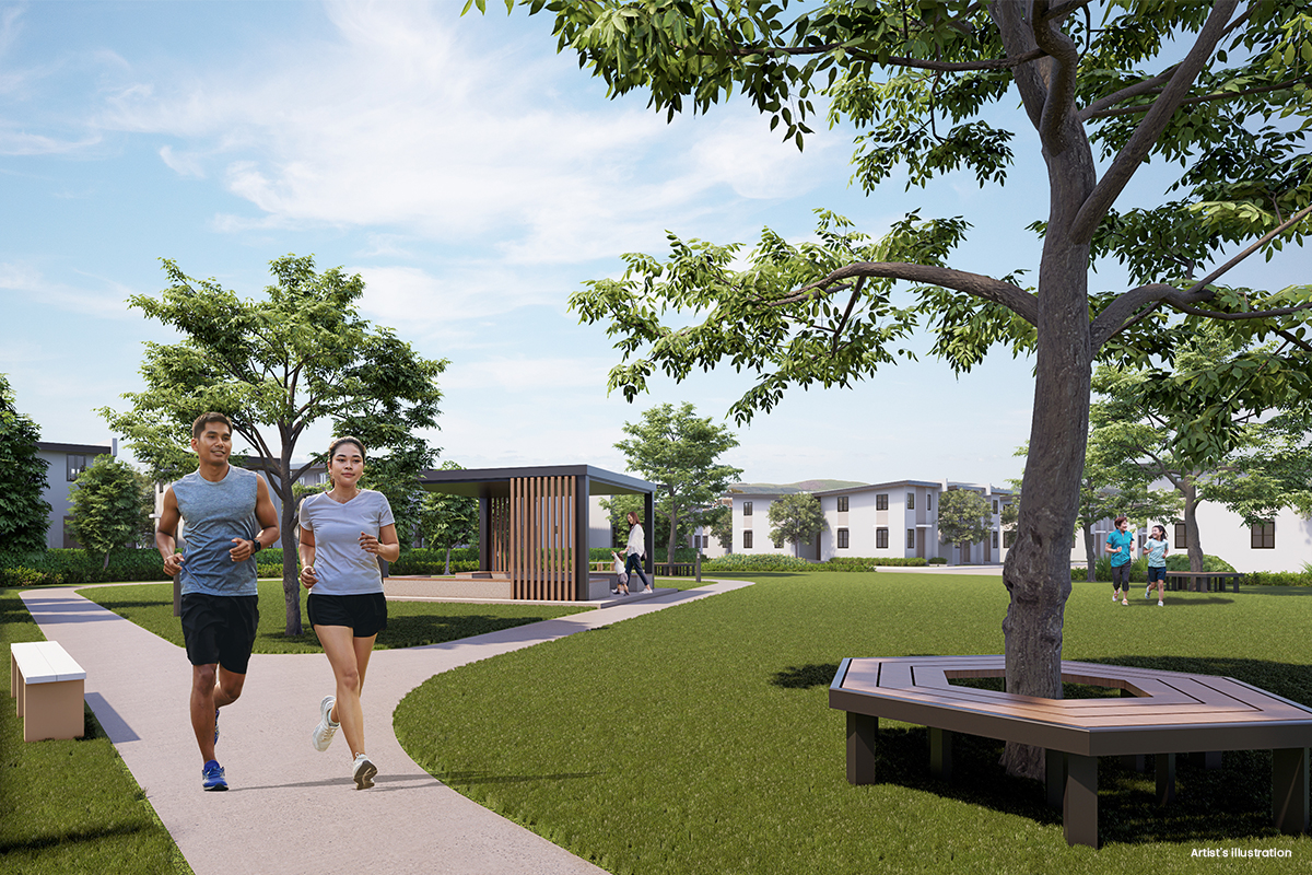 Pursue your fitness goals at the Jogging Trail.