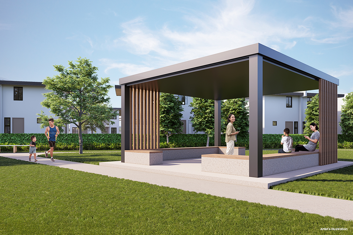 Take a break from your busy day in the peaceful Gazebo.