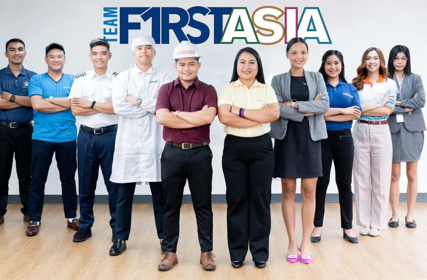 team first asia background
