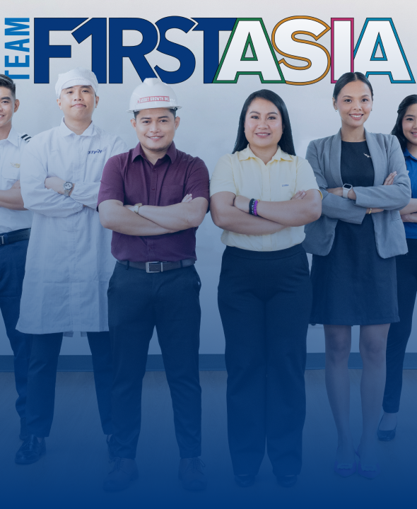 team first asia background