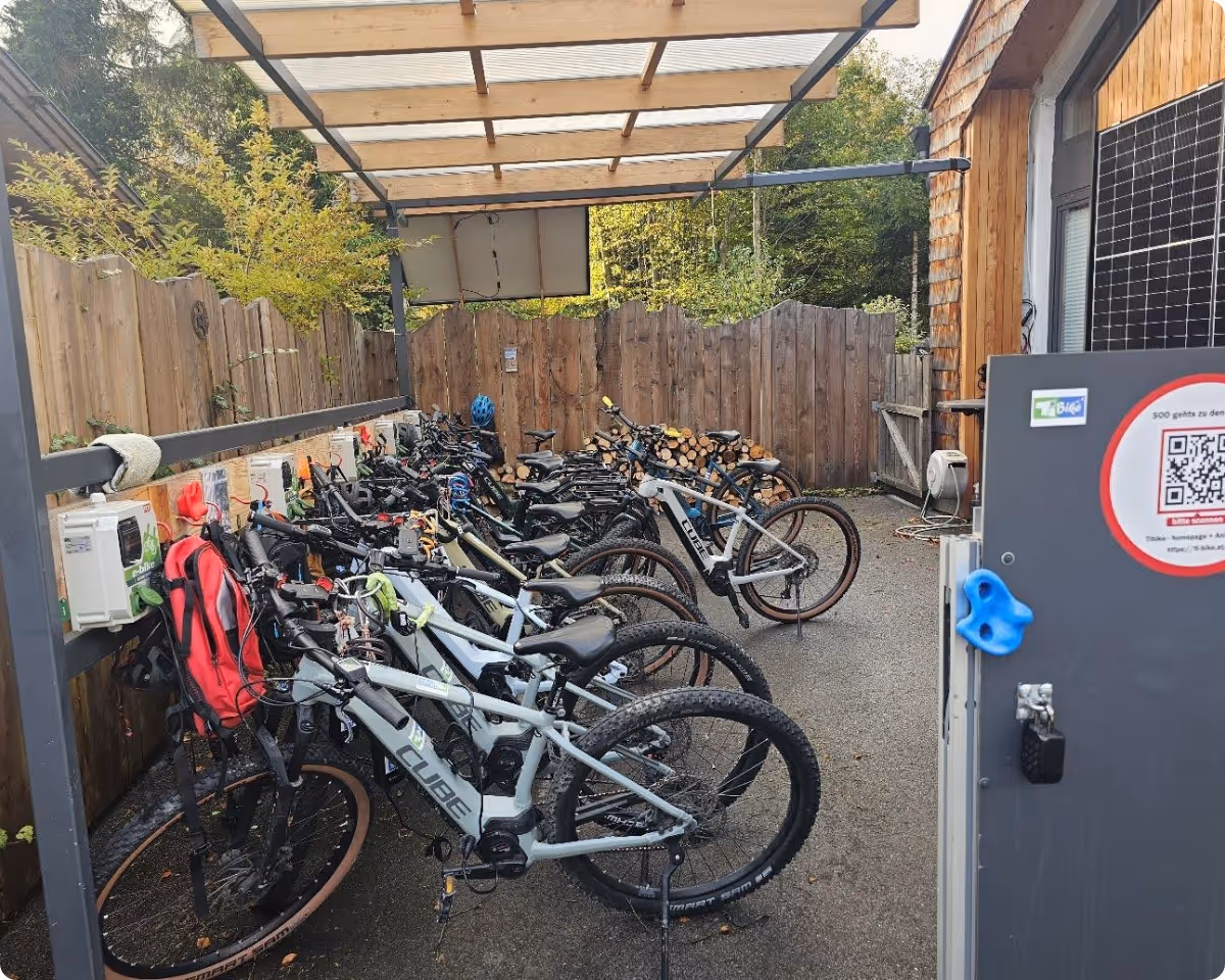 Tibike's self-service rental station