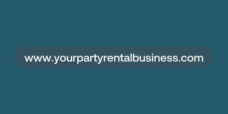 party-rental-website-domain-name