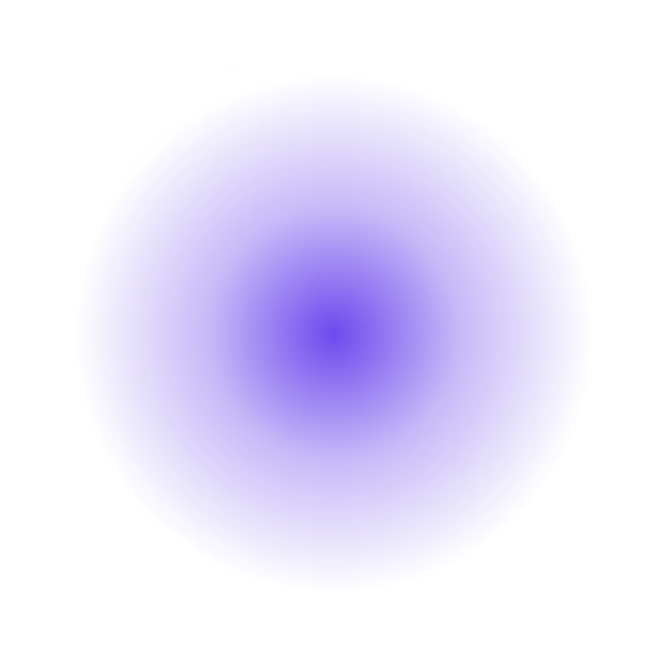 Soft purple circular gradient with a glowing effect on a black background.