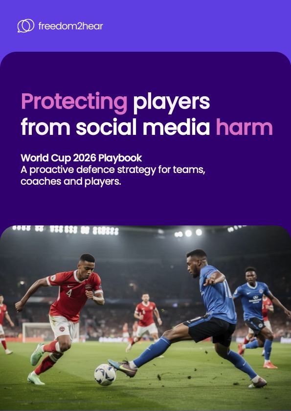 Playbook Cover "Protecting players from social media harm" World Cup 2026 Playbook 