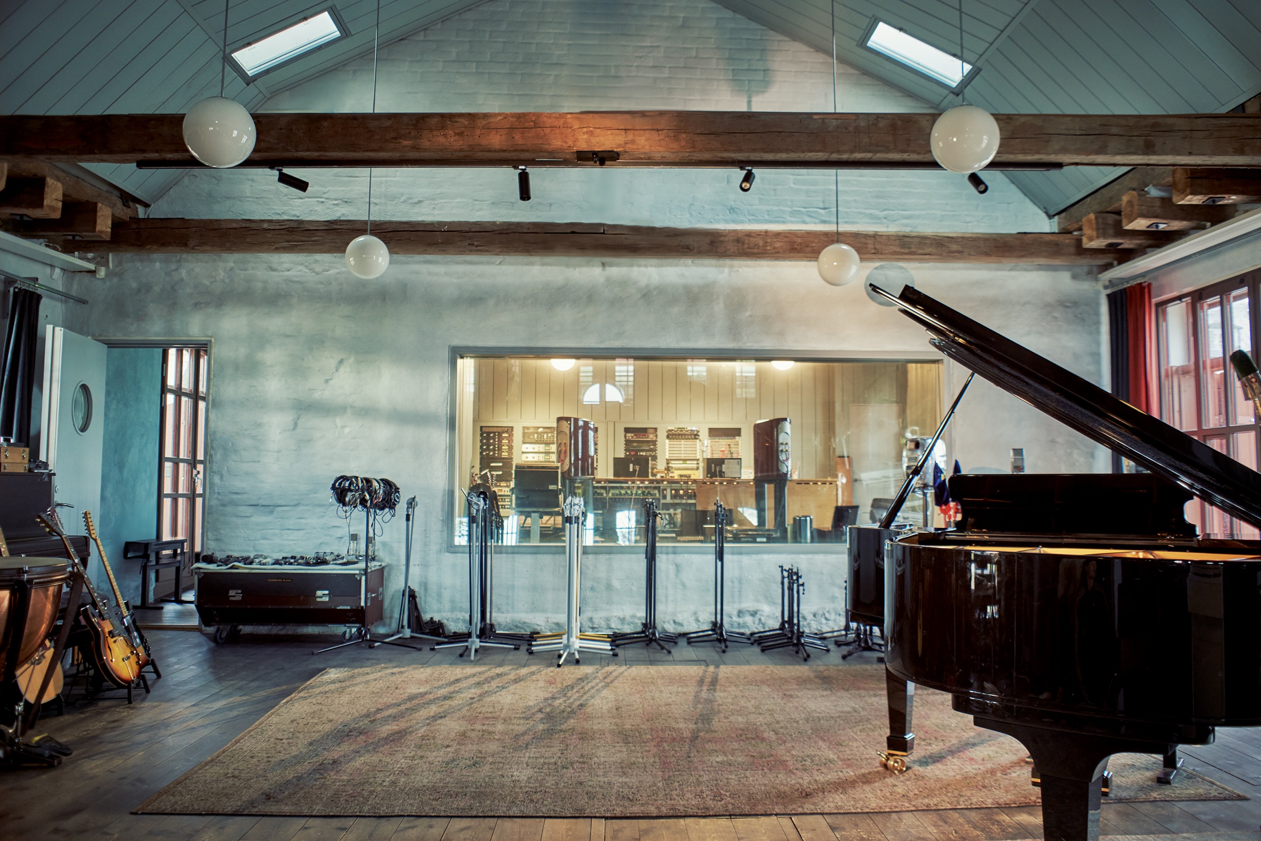 Live room at RMV Studios, Stockholm