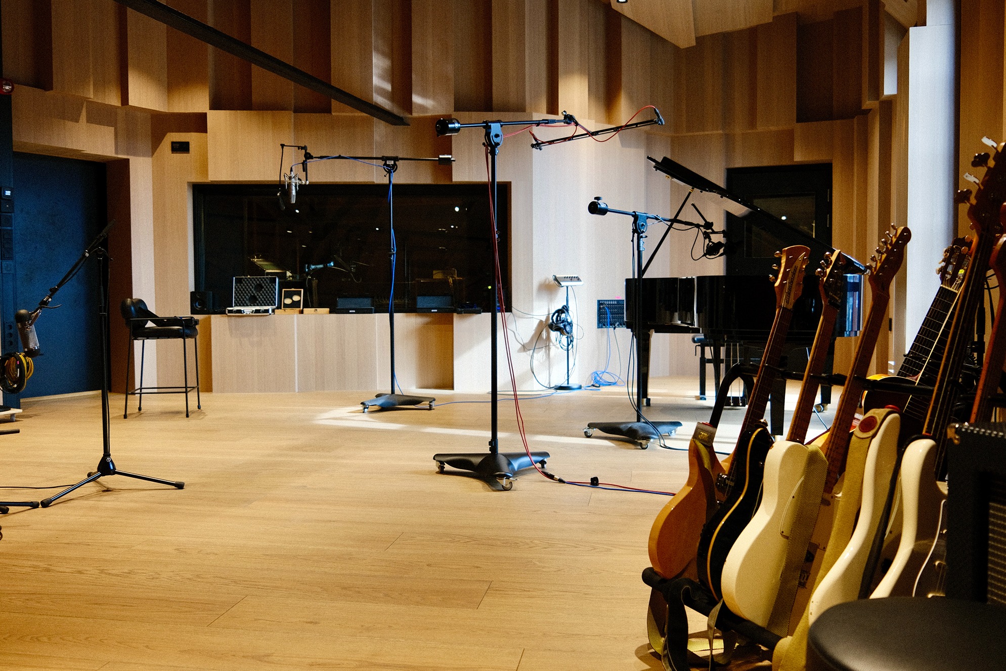 Live room at Luft Studios, Oslo