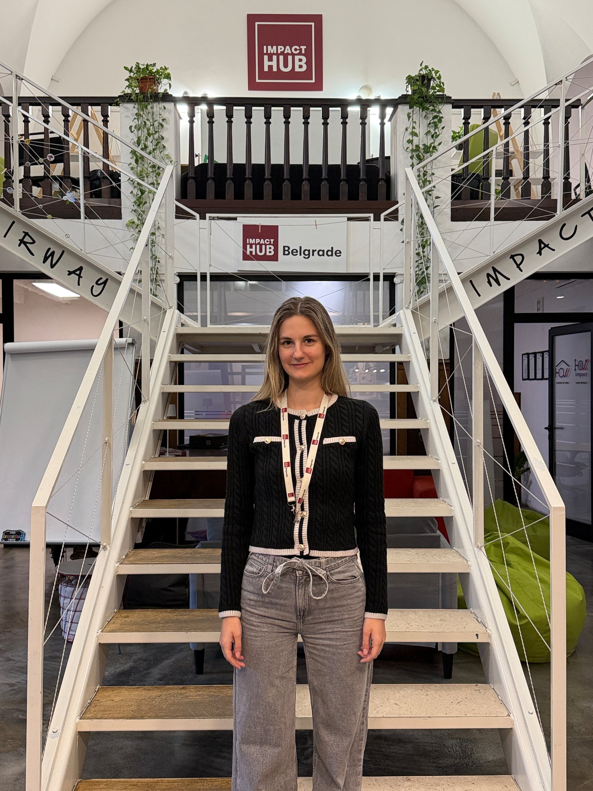 Marija Tošić, Space Coordinator at Impact Hub Belgrade