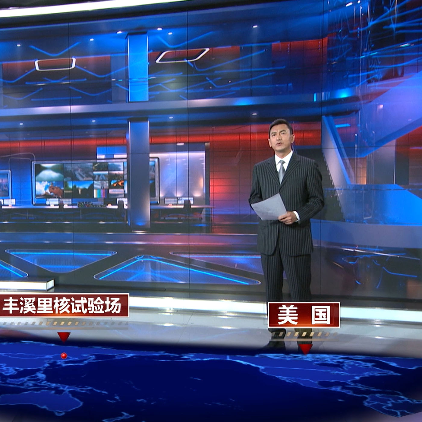 CCTV Focus Tonight Virtual Set Extensions