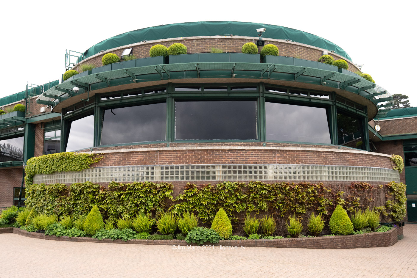 The exterior of the BBC Studio at Wimbledon.