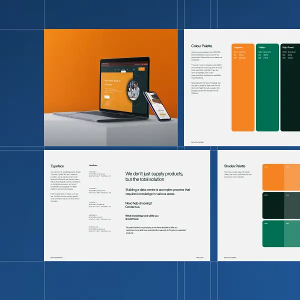 Brand identity and visual design system development including logo, typography, and brand storytelling