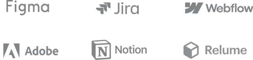 Logos of softwares we use for Tangerines Creative Agency