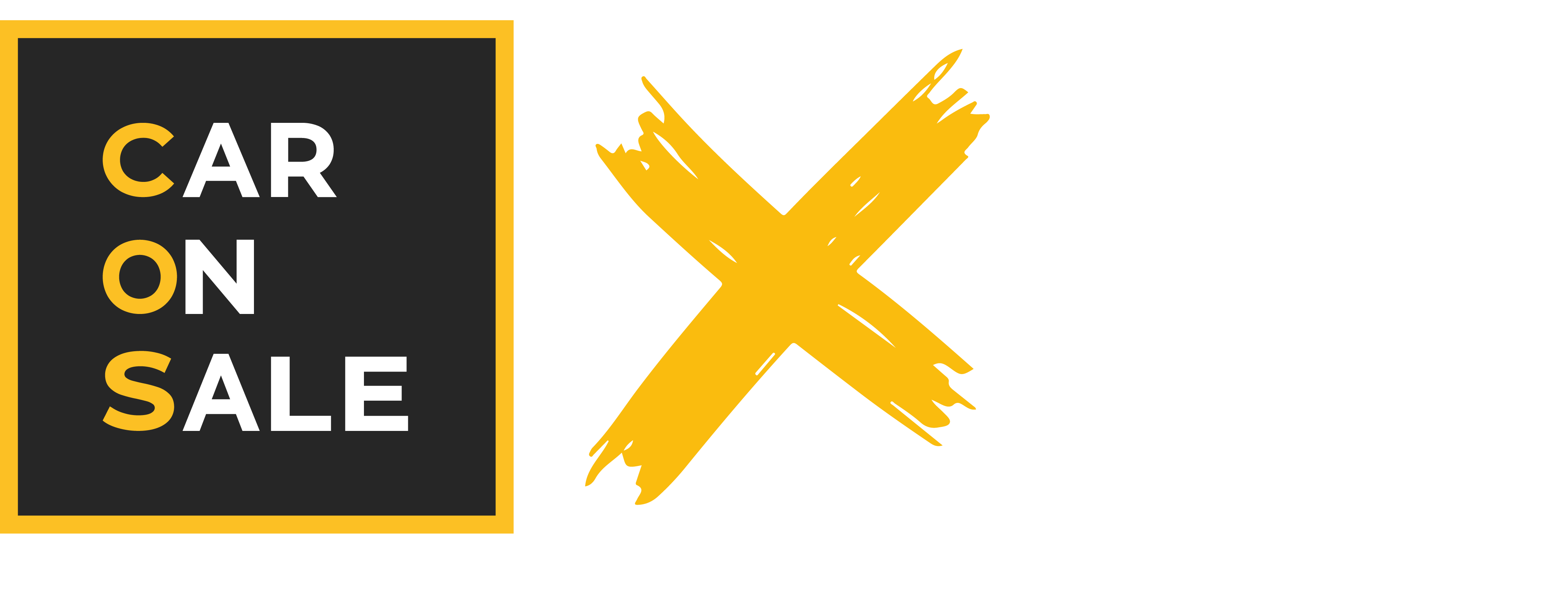 Ein Logo das die Zusammenarbeit von CarOnSale und alpha online zeigt