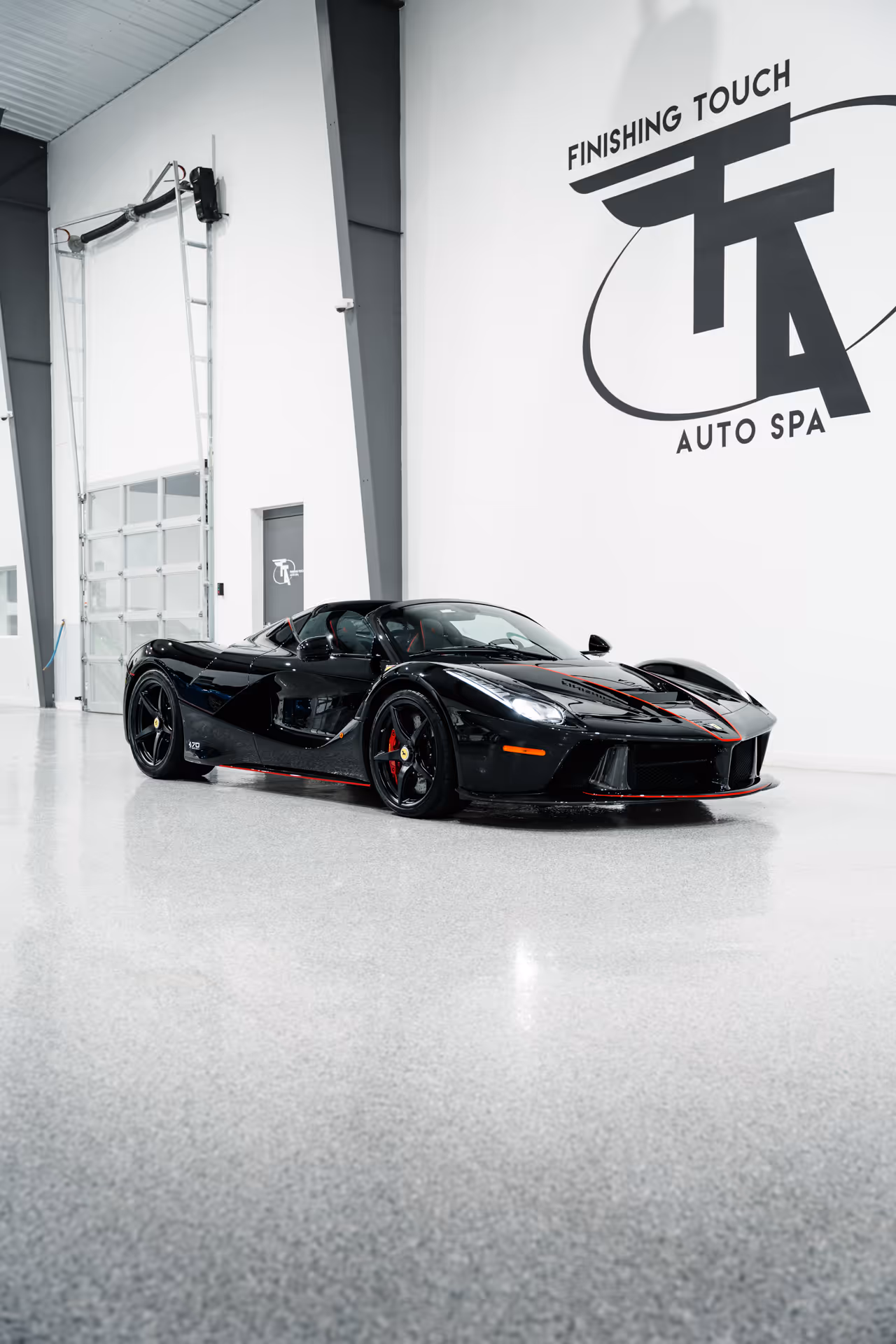 Finishing Touch Auto Spa - Ferrari LaFerrari Aperta Nero Daytona