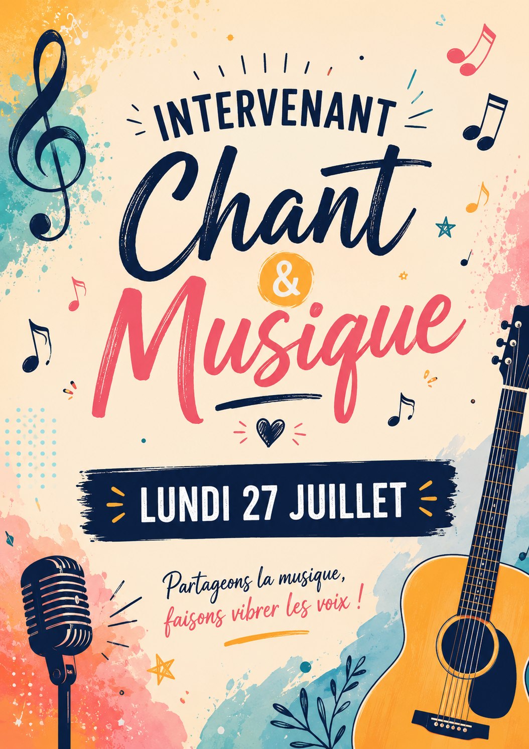 intervenant musique du 27 juillet
