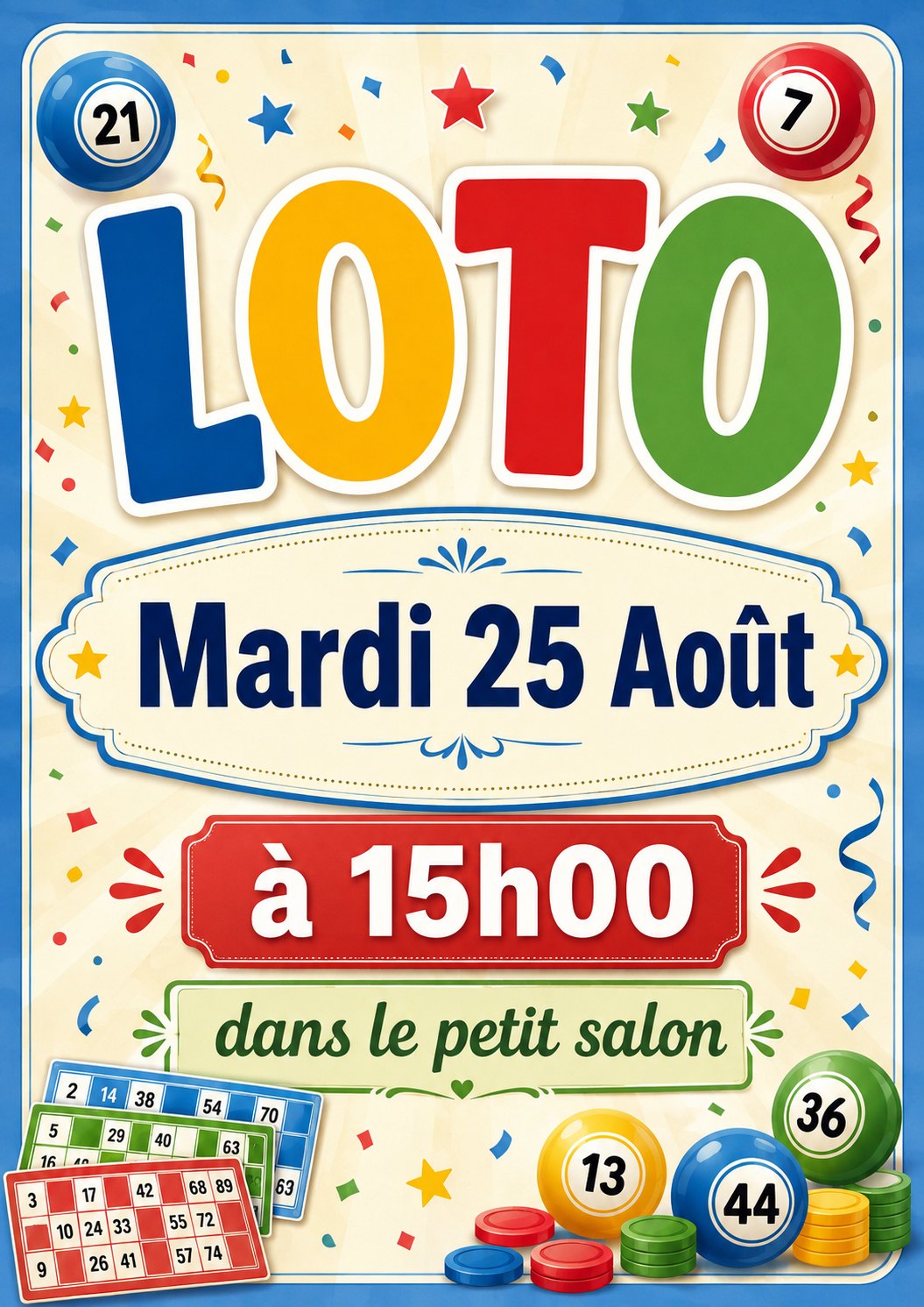 loto mardi 25 Août
