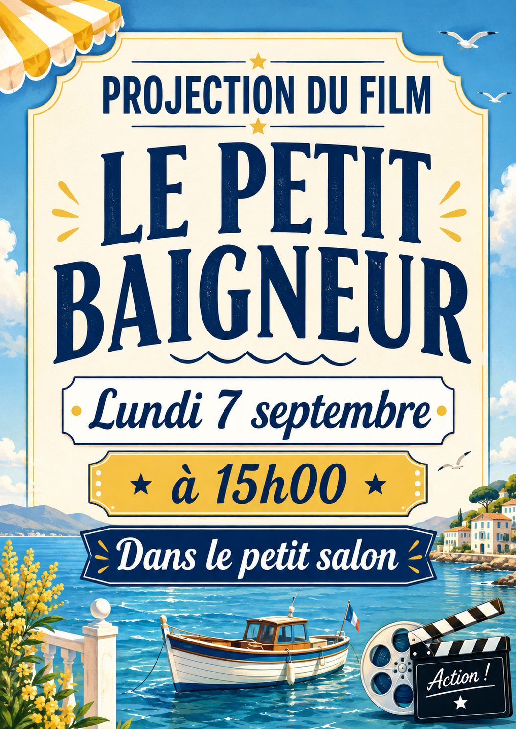 Projection film 7 septembre