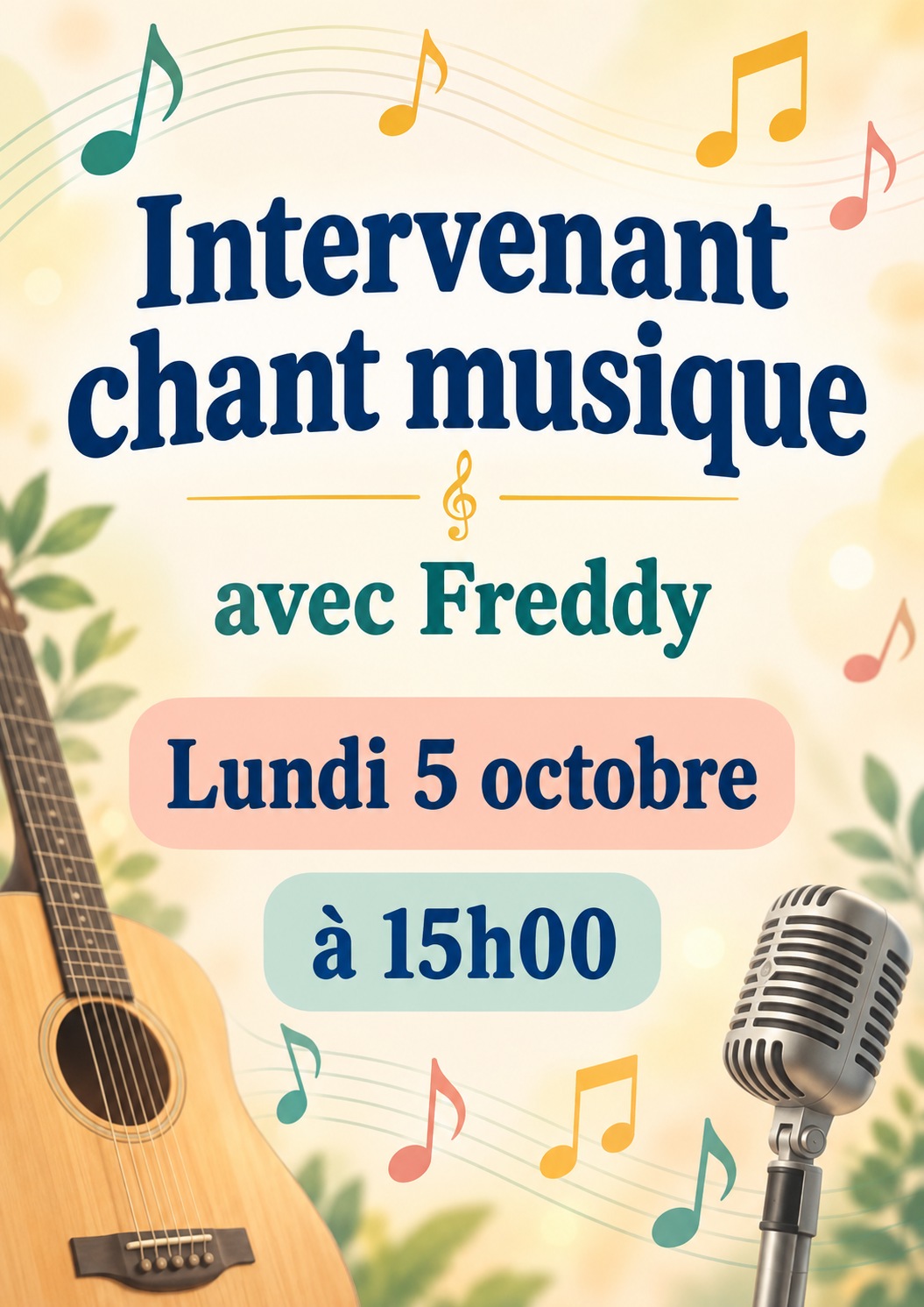 Musique lundi 5 octobre
