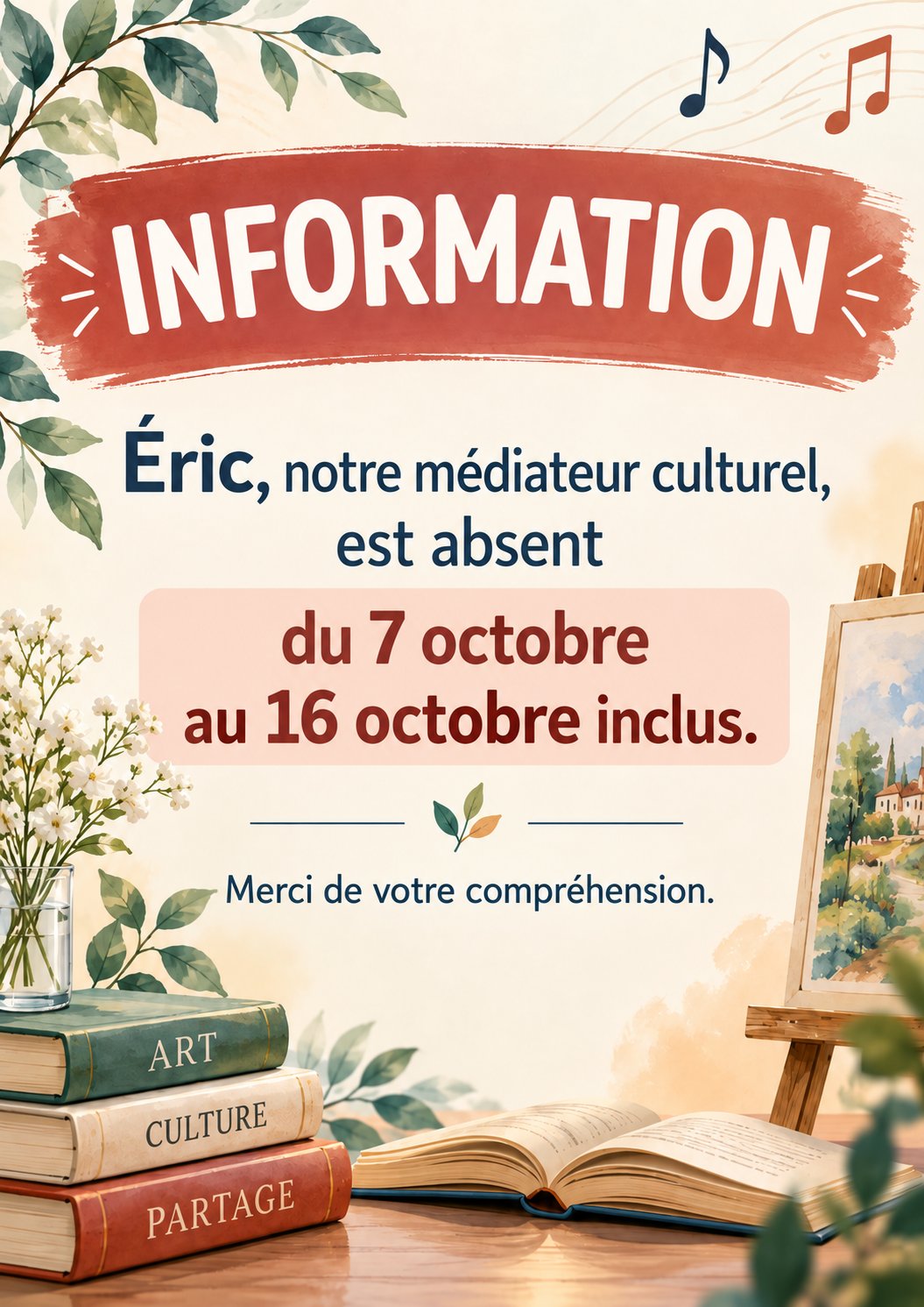 absence éric