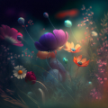 Podcast image - a lot of flowers