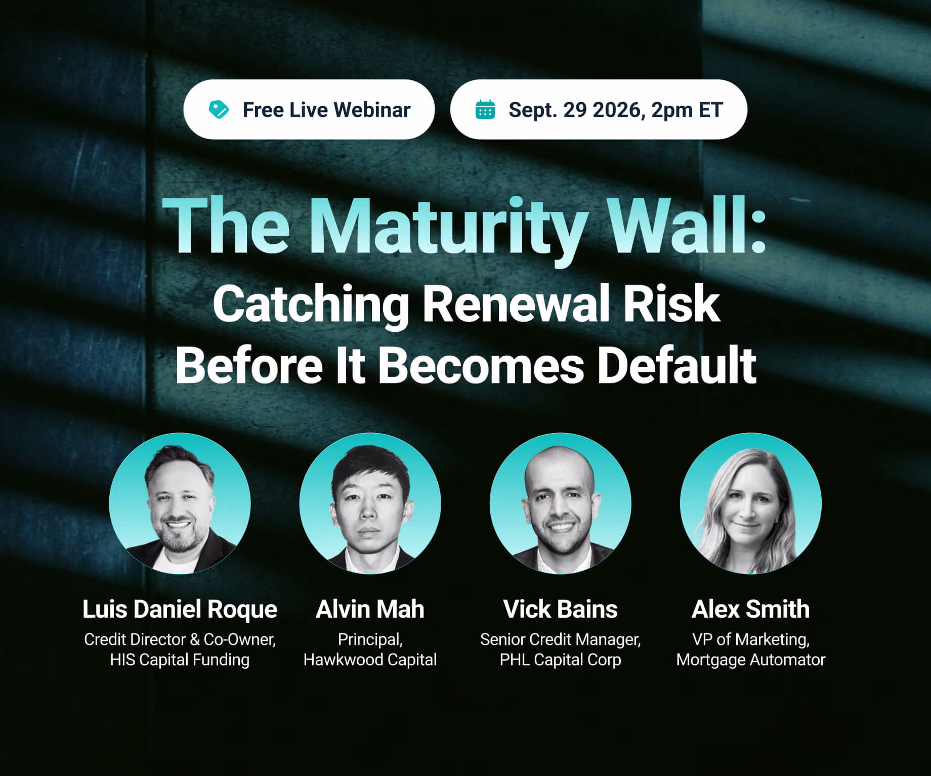 Join upcoming webinar: The Maturity Wall - Catching Renewal Risk Before It Becomes Default
