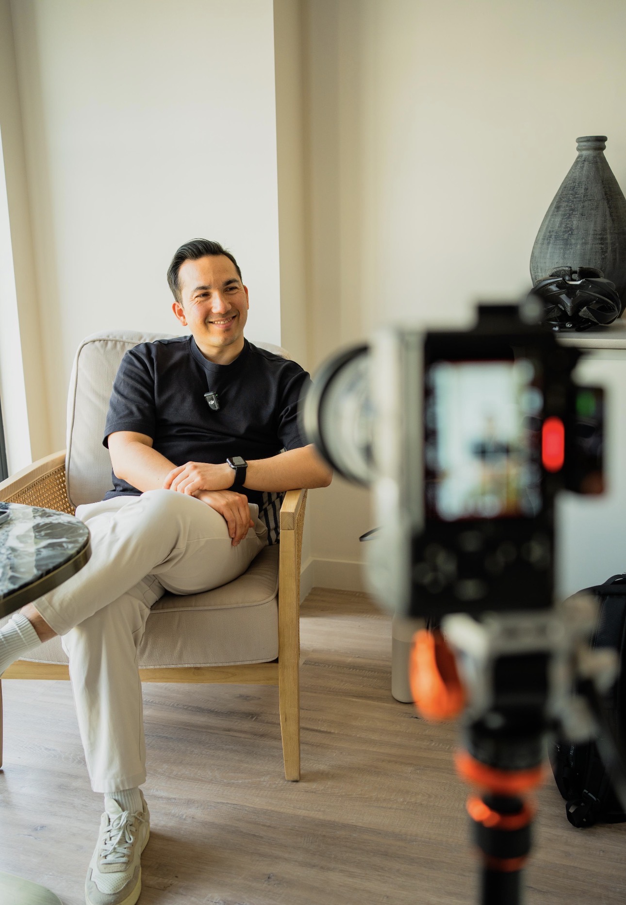 UGC being created on a content shoot 