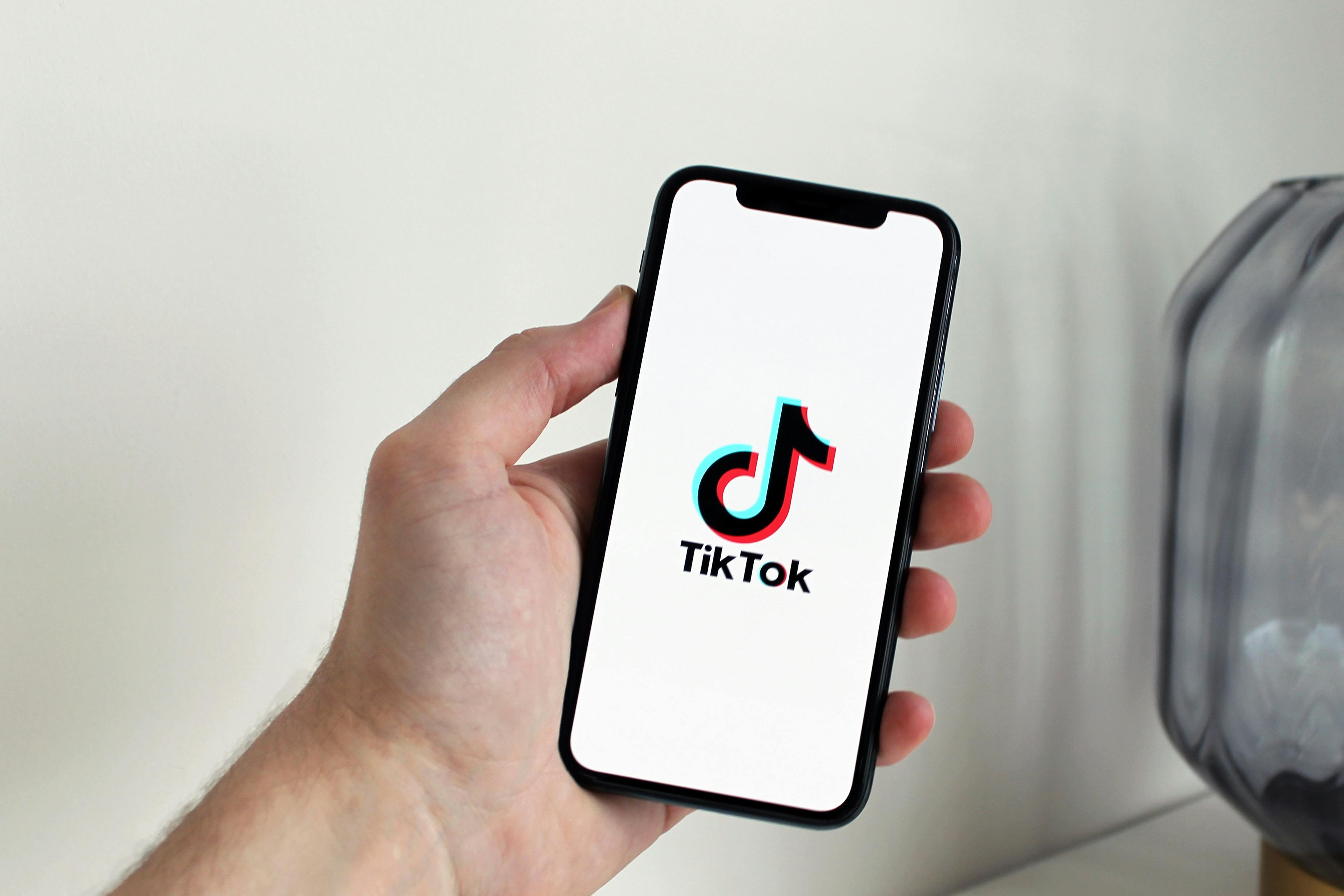 TikTok logo on Iphone 