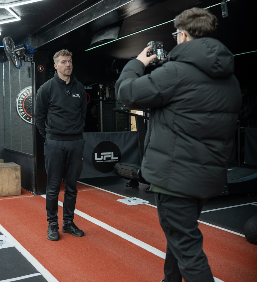 on a shoot with Evolve my Media and their client