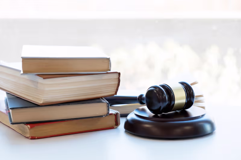books and gavel