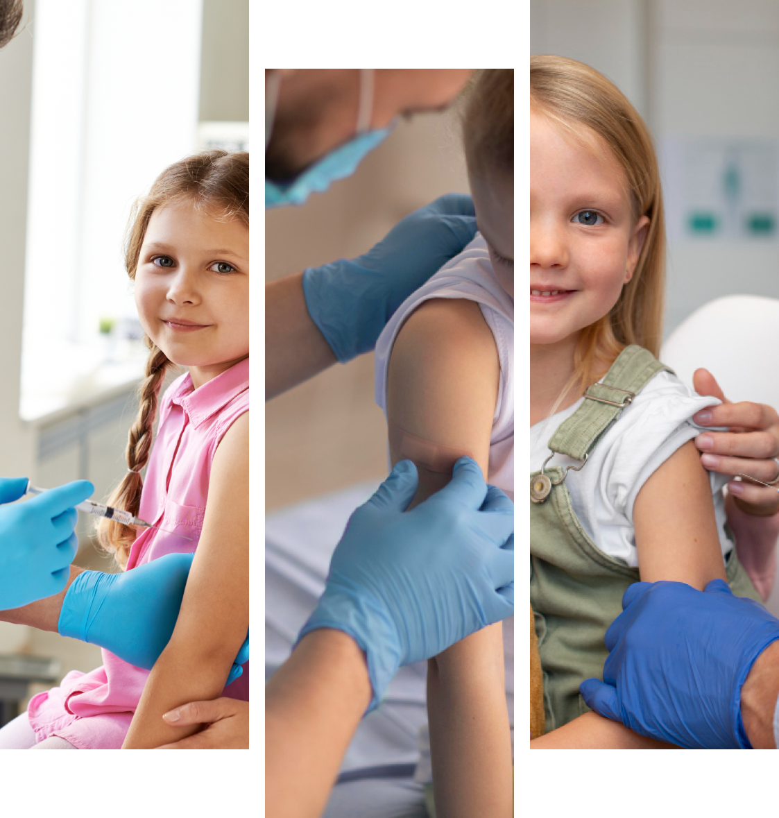 criança tomando vacina na nova gesta - imunitta vacinas