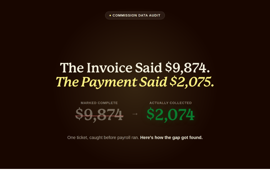 The Invoice Said $9,874. The Payment Said $2,075.