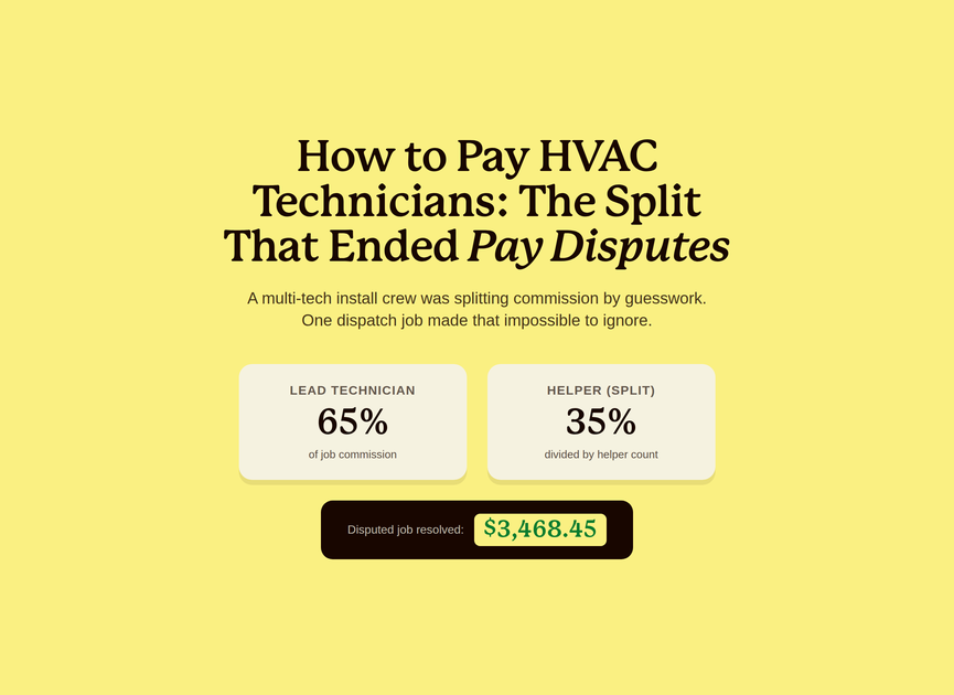 Preview image for How to Pay HVAC Technicians blog post