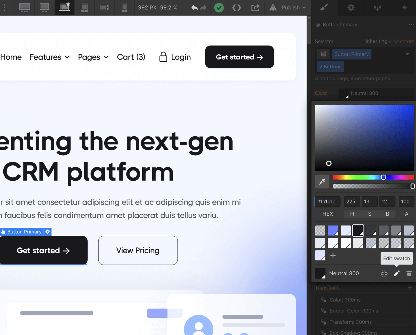 Colors - Techplus X Webflow Template