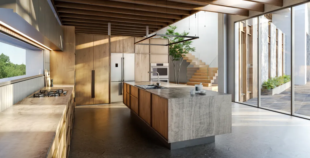 The example of the image made by 3D architectural rendering outsourcing.