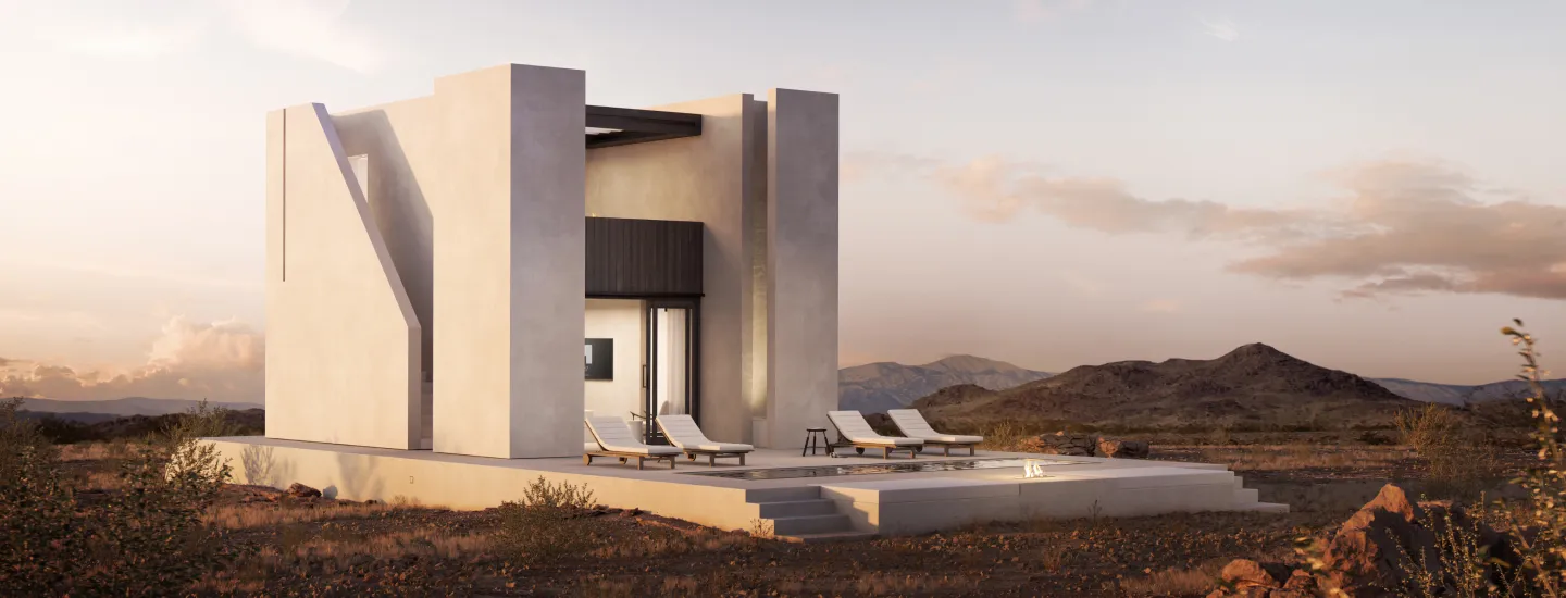 The example of the image made by 3D architectural rendering outsourcing.