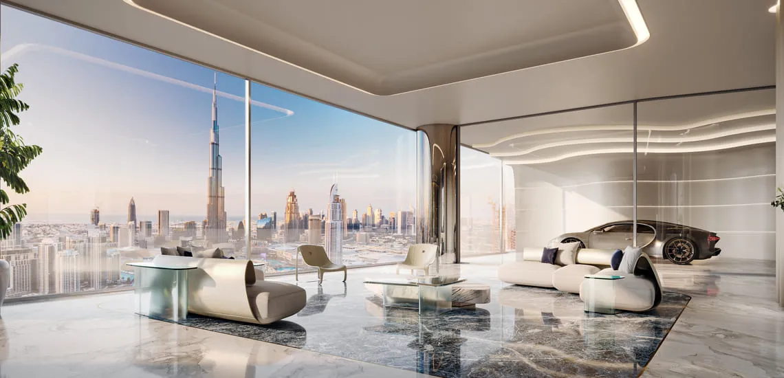 The example of the image made by 3D architectural rendering outsourcing studio that works with Dubai companies.