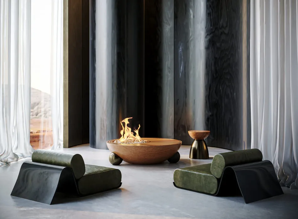 Luxury Furniture 3D Rendering of Arrival project.