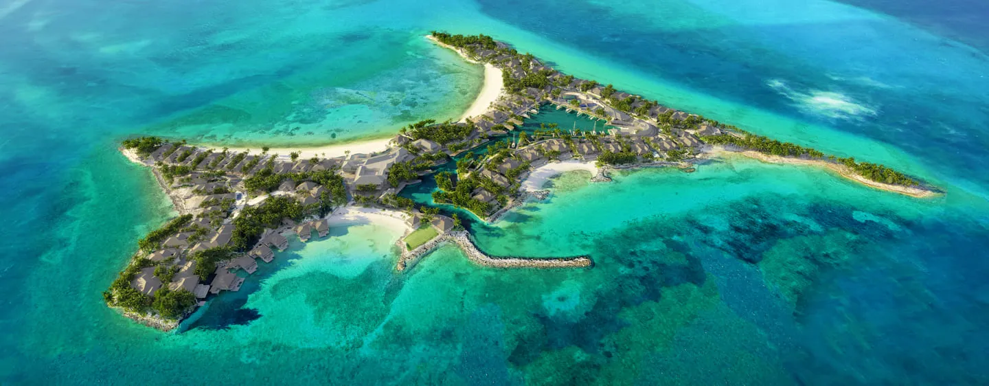 A spacious living room with a beige sectional sofa, large windows, and a concrete floor, offering a view of the outdoors. This illustrates the benefits of 3D product visualization in presenting furniture in a realistic setting, helping customers visualize how it will look in their space.